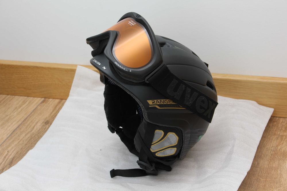 Kask narciarski Salomon RANGER Custom Air L 58-59cm oraz gogle UVEX