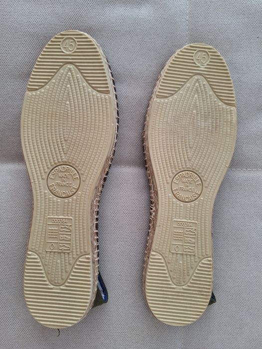 Stylowe Francuskie espadryle r.45