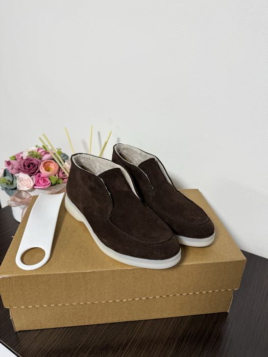 Лоферы зимние, на байке