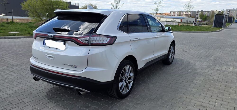 Ford Edge Ford Edge TITANIUM 2.0 EcoBoost + LPG , 2018r. Biała Perła , AWD