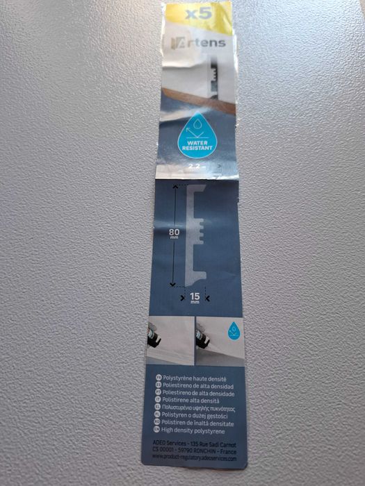 Rodape em PVC para habitaçao