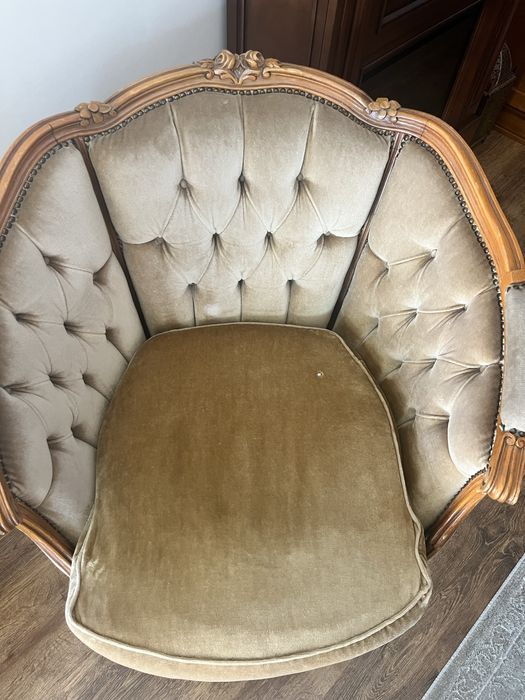 Komplet wypoczynkowy w stylu ludwikowskim wypoczynek fotele ludwik