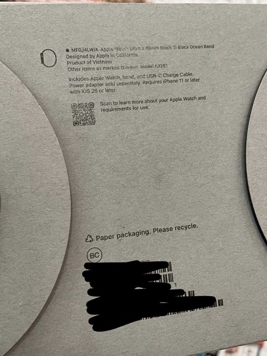 НОВІ Apple Watch Ultra 3 49mm Black Titanium ГАРАНТІЯ 6 Місяців