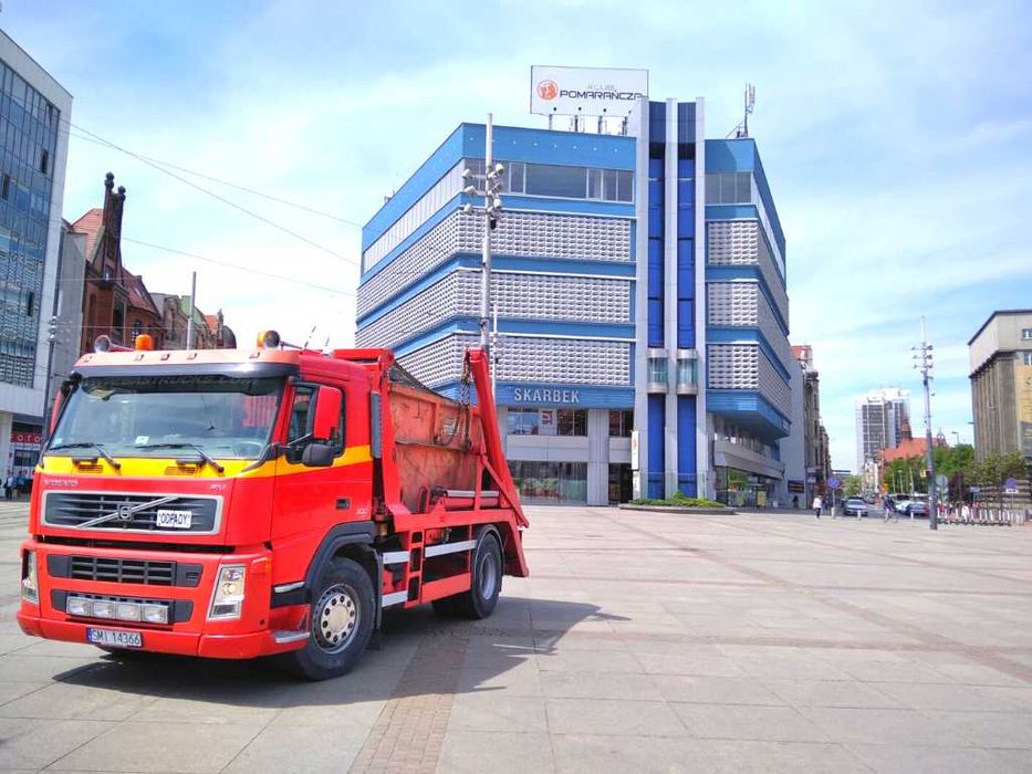 Wywóz śmieci kontener na gruz Utylizacja odpadów Transport ziemi