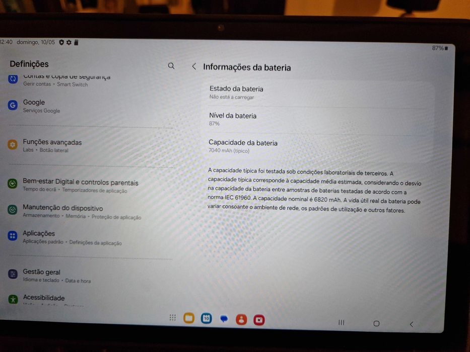 Tablet Samsung A8