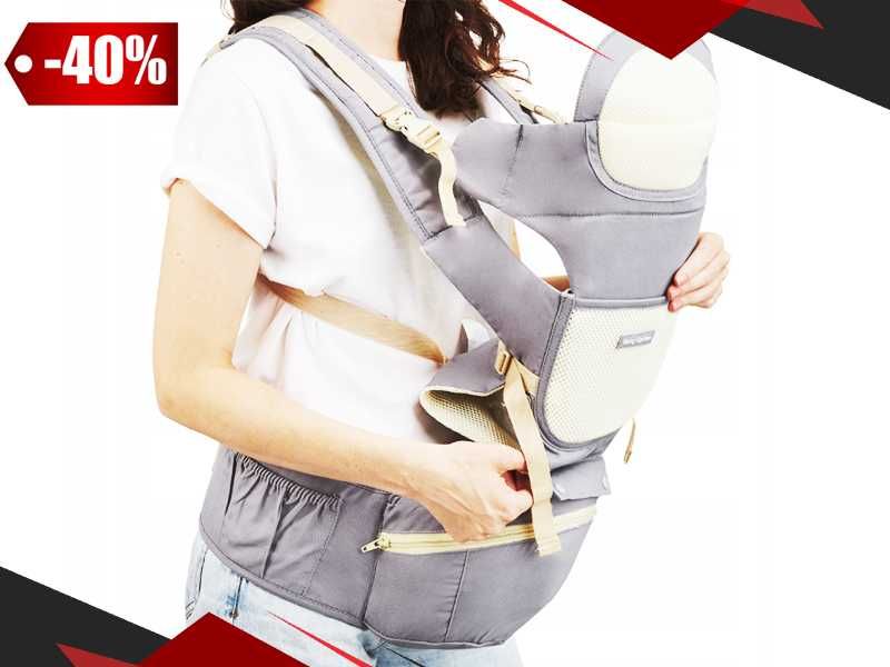 NOSIDEŁKO Dla Dziecka 10w1 Na Plecy Przód XL Dziecięce Fotel | GRATIS