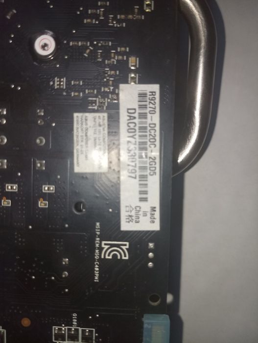 Видеокарта r9 270 2gb