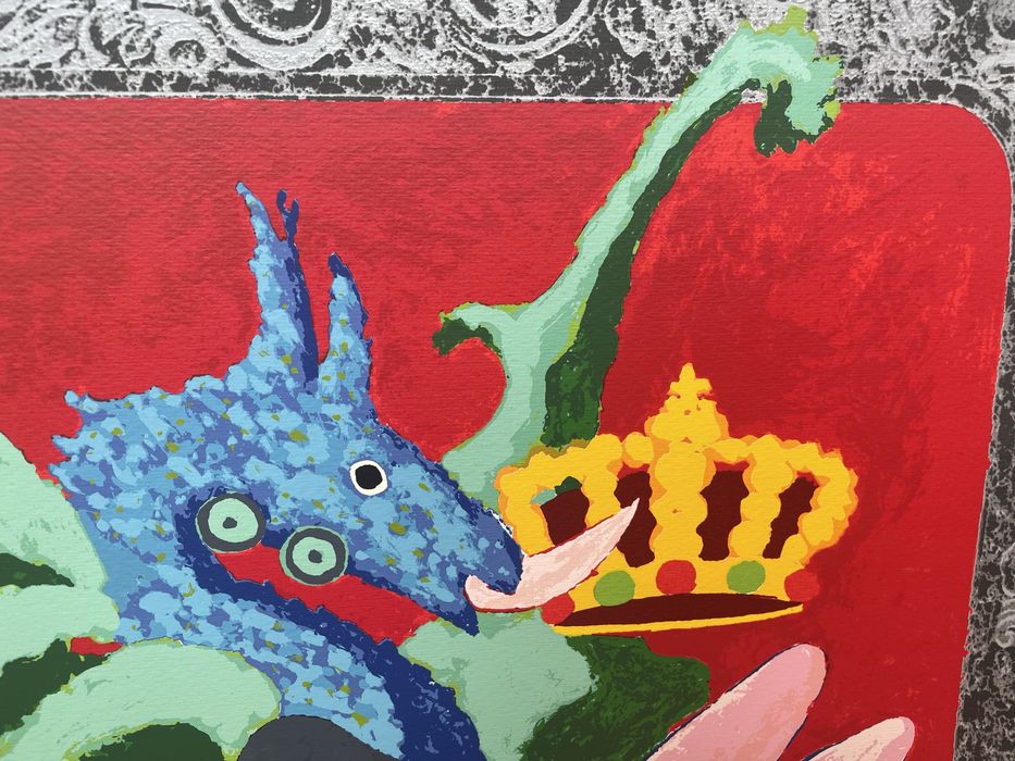 Serigrafia de José de Guimarães 1989