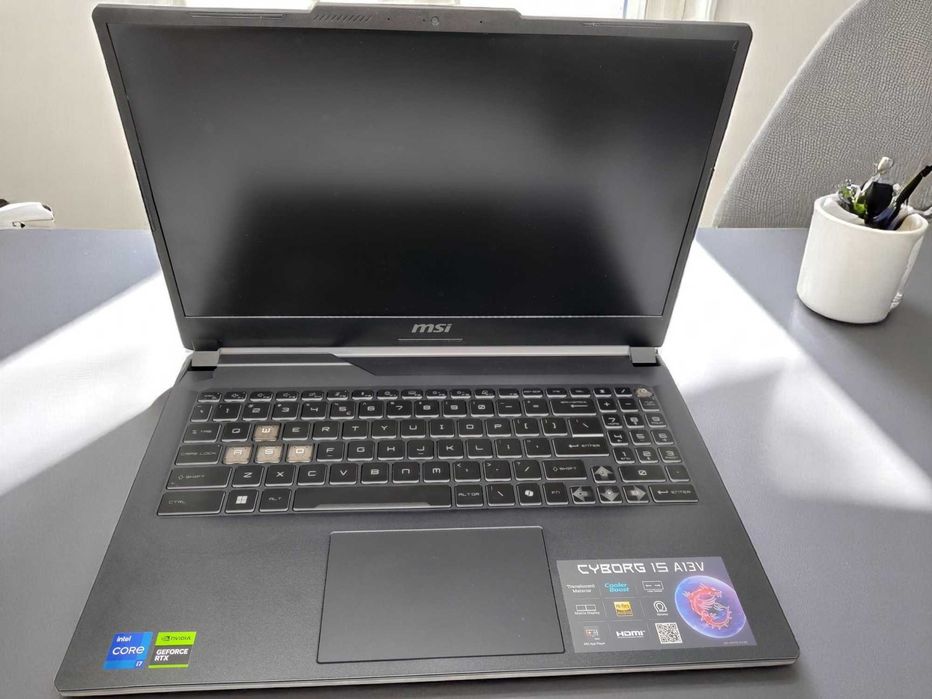 MSI Cyborg 15 A13VF  i7-13gen/16GB/500SSD/RTX4060/Win 11, gw. 22m.