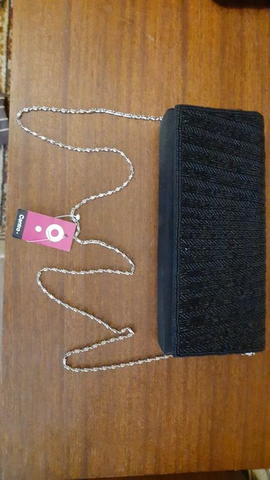 Клатч новий розміром 240х110х70 мм чорного кольору