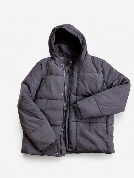 Чоловіча дута куртка H&M з капюшоном