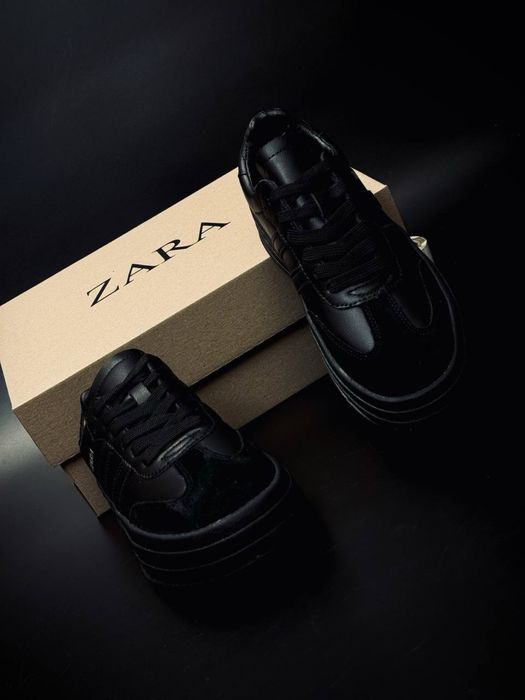 Черные женские красовки весна/Zara женские/зара кеды кросовки zara