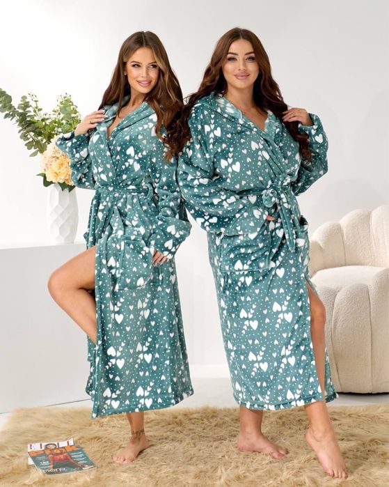 Халат теплий махровий