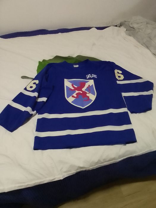 Camisola antiga da seleção de hóquei no gelo da ESCÓCIA, Oficial