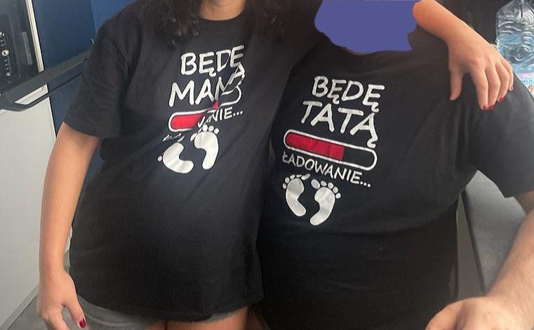 Bluzki Będę mamą będę tatą