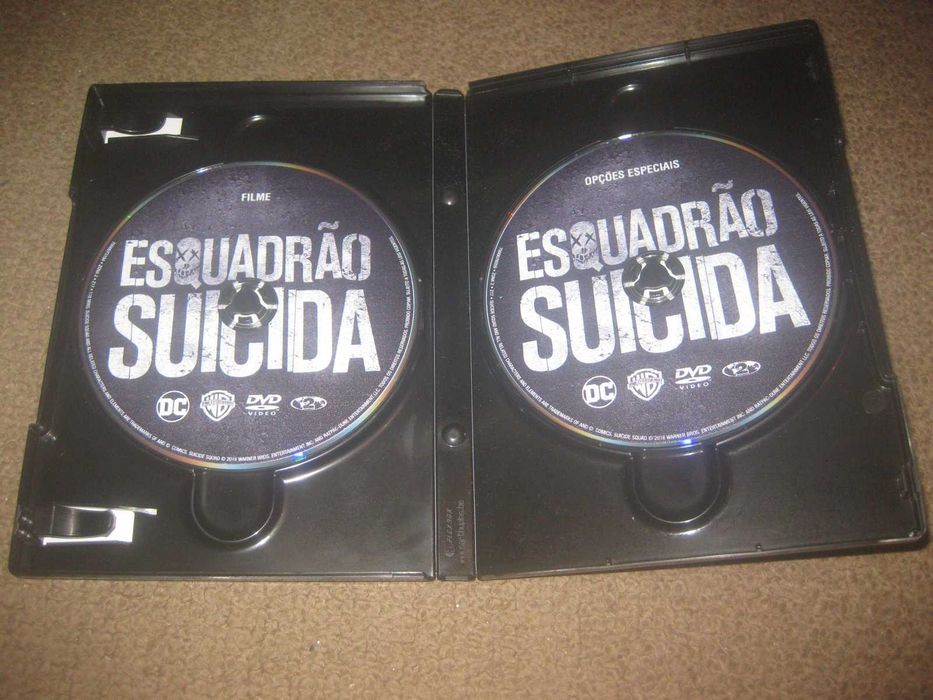 DVD "Esquadrão Suicida" com Will Smith numa Edição Especial com 2 DVDs