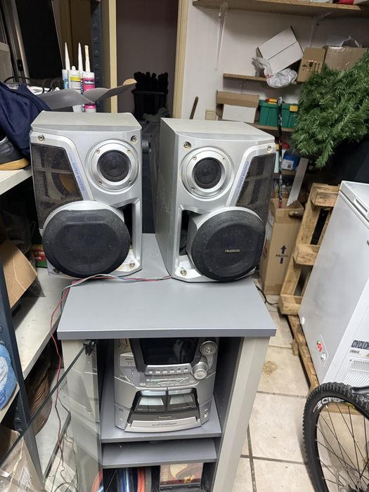 Aparelhagem  de musica com movel Panasonic