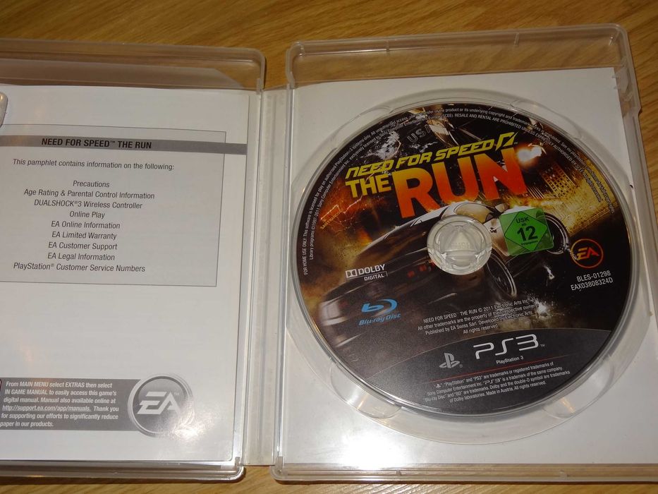 + Need for Speed Run + gra na PS3 NFS
