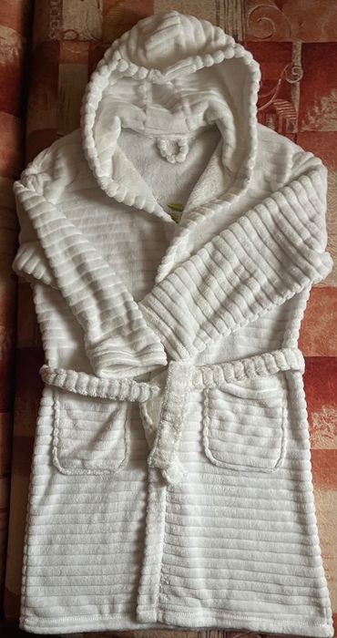 Теплый плюшевый халат