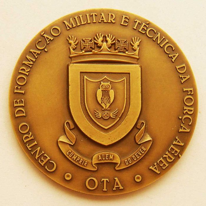 Medalha Bronze Centro de Formaçao Militar Força Aerea OTA