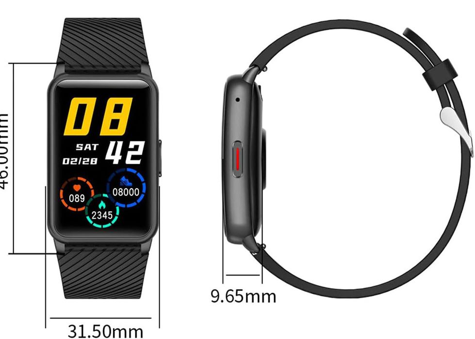 Smartwatch z funkcją rozmów Bluetooth głośnik pulsometr krokomierz