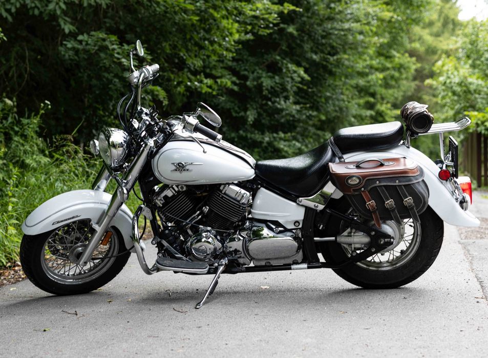 YAMAHA DRAG STAR 650 CLASSIC (2009) Biała Perła