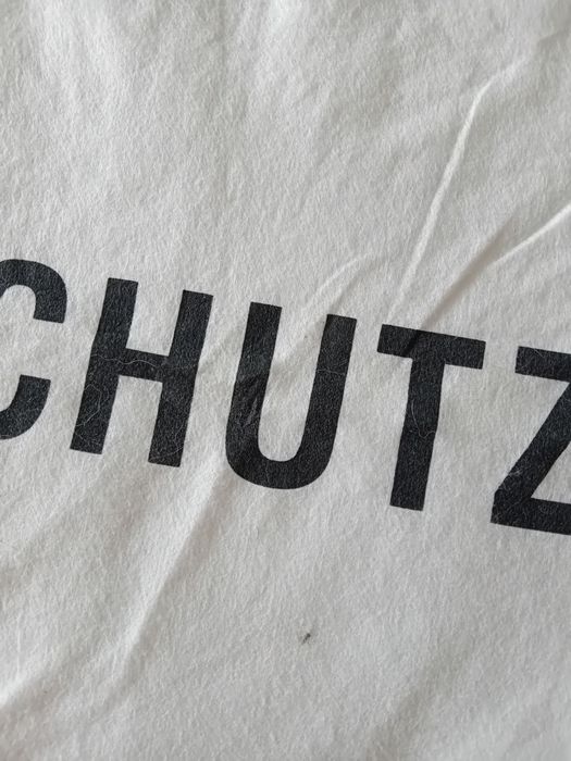Saco de pano branco da Schutz