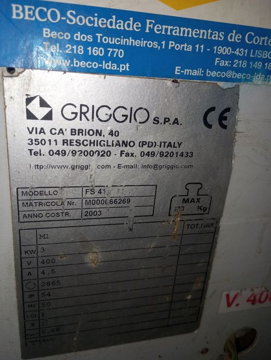 Azzurra FS41 (Garlopa e Desengrossadeira 410 mm)