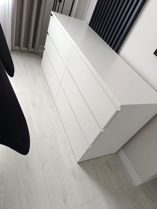 Komody IKEA MALM – 2 sztuki – białe – stan bardzo dobry