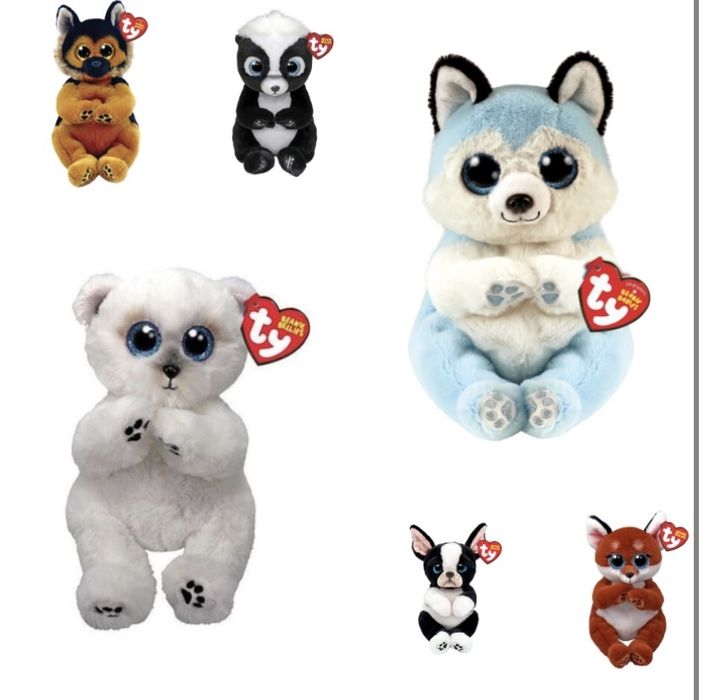 М'яка іграшка TY Beanie babies вівчарка кот лис Ace 20 см (40539)