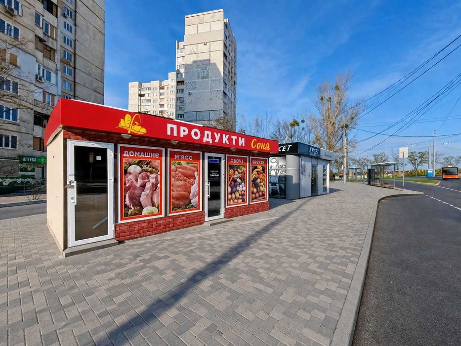 Оренда павільйону 31,5 м², червона лінія, зупинка Н. Ужвій