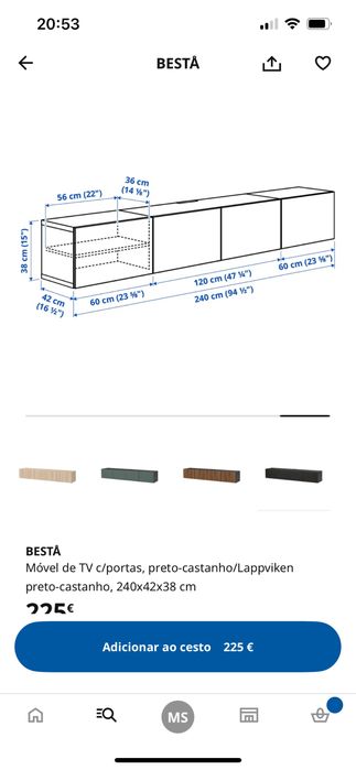 Movel TV 240cm bestä