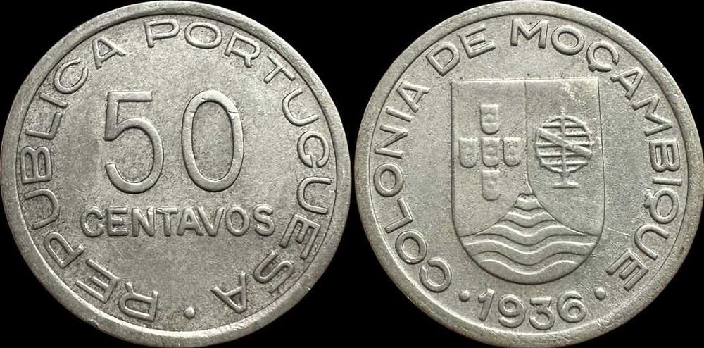 50 Centavos - 1936 - Moçambique