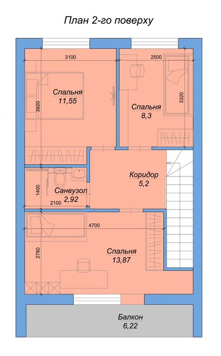 Новий таунхаус 93 м² | 3 кімнати | всі комунікації | задній двір та місце під 2 авто