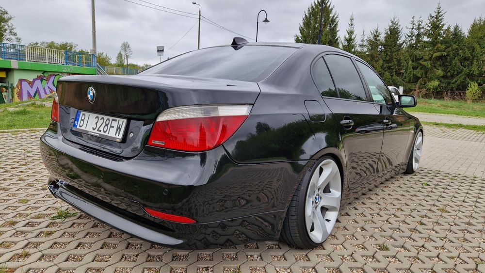 BMW E60 520i M54 LPG automat gwint stance daily gleba tuning zamiana