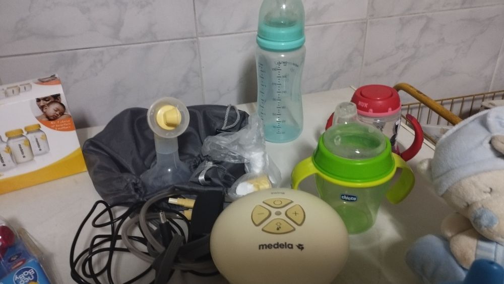 Artigos para bebê, bomba elétrica tirar . Baixa de preço leite