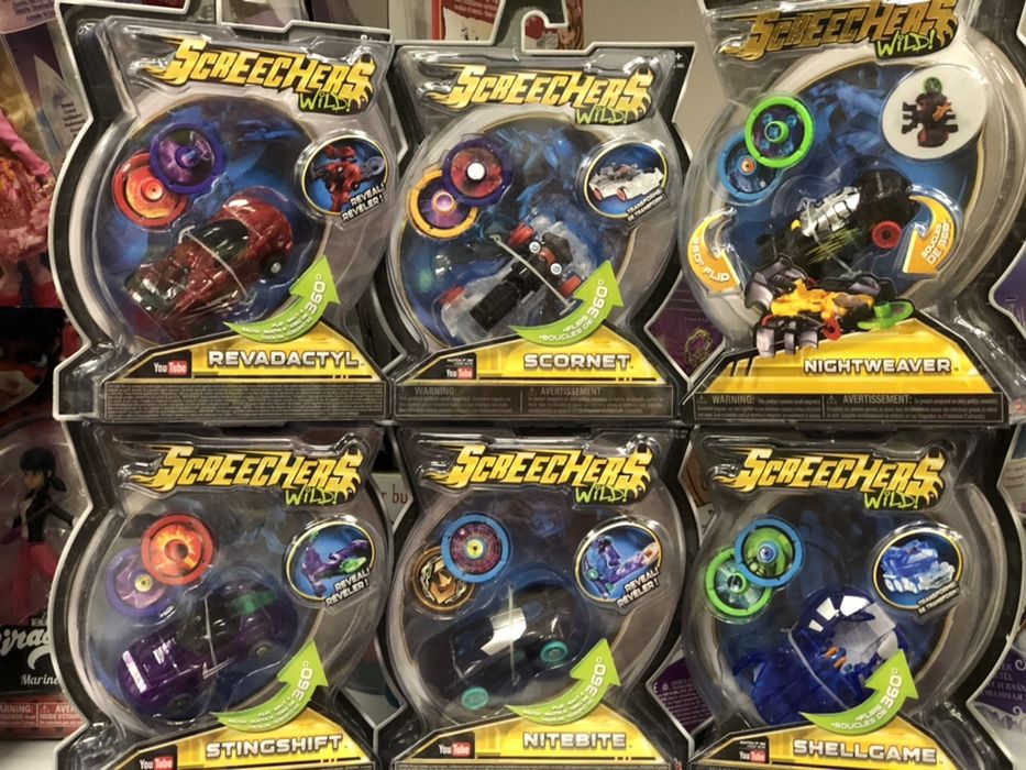 SCREECHERS WILD Найтбайт Думкролер Ревадактиль Стингшифт и др скричеры