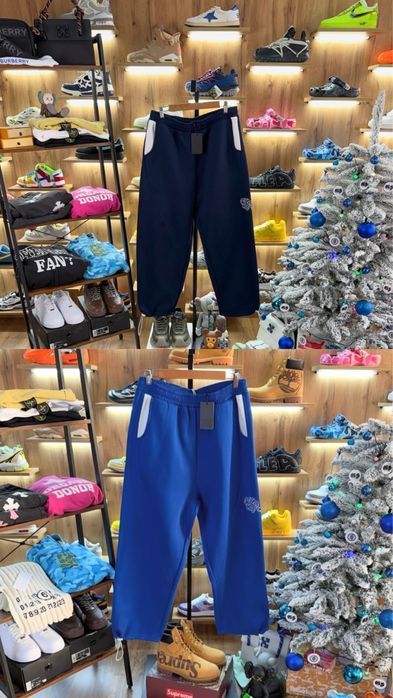 Штани Спортивні Mertra Bigsteps Joggers Navy Blue / White
