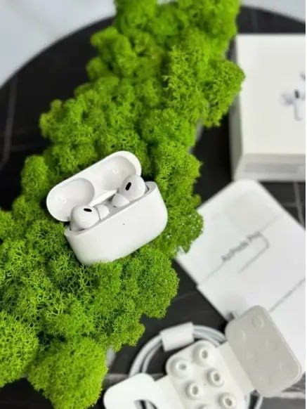 Apple AirPods Pro 2 lux !! Оригінал мікрофон + ШУМОПОГЛИНАННЯ !!