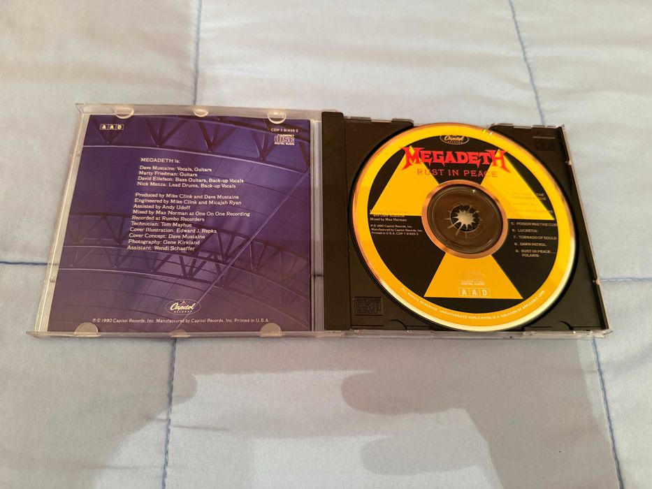 Megadeth Rust in Peace CD