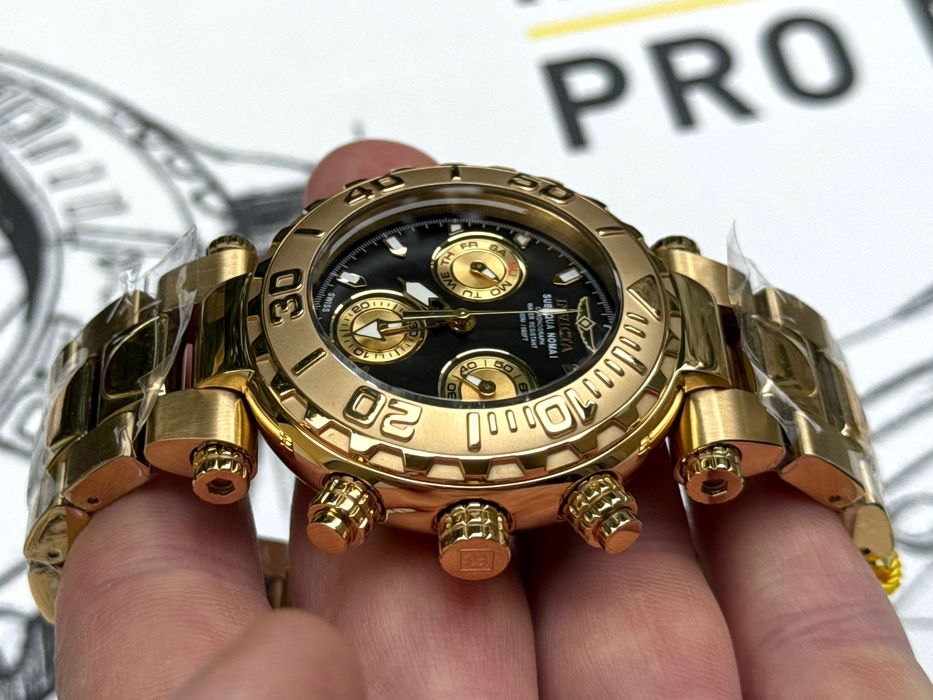 Годинник часы Invicta 25800 Subaqua Noma I 47 mm. Gold Swiss 200 MT.