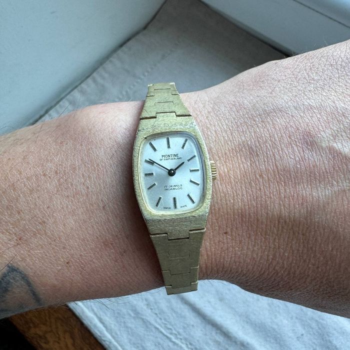 Zegarek damski Mortine Swiss 17 Jewels  lata 70 te