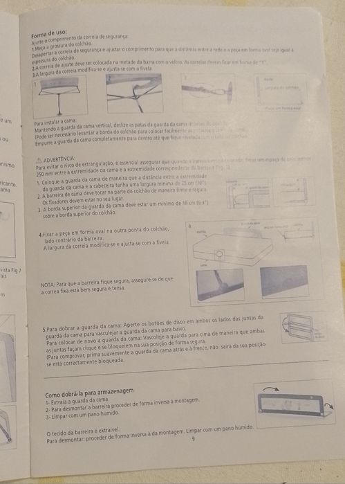 Barreira de protecção cama Jané.