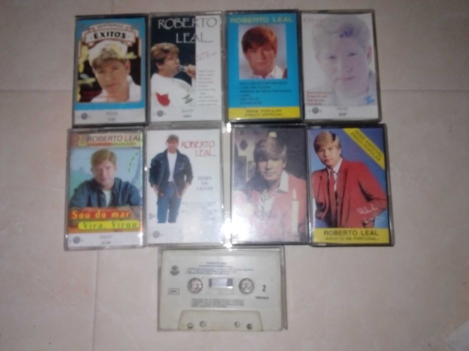 cassetes de musica Roberto Leal, Cantifelas e outros