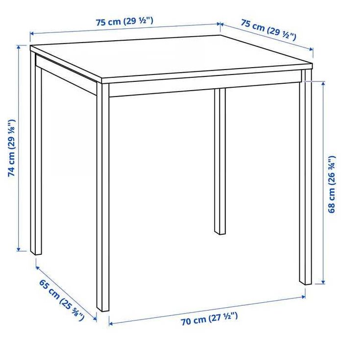 Mesa de jantar IKEA MELLTORP – branca (usada, em excelente estado)