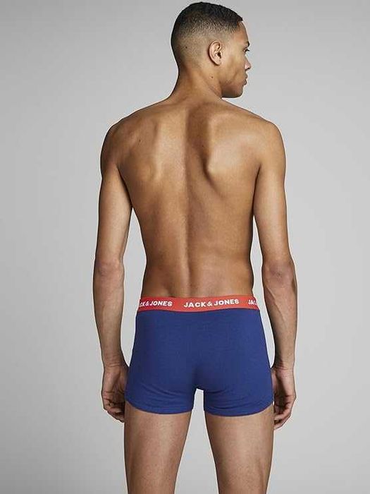 Męskie Bokserki 5-Pak JACK & JONES Jaclee Bawełniane Surf The Web XL
