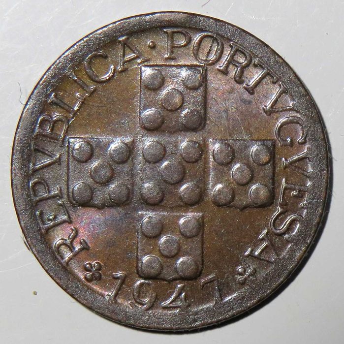 Republica Portuguesa - X Centavos 1947 / Bela . Excelente.