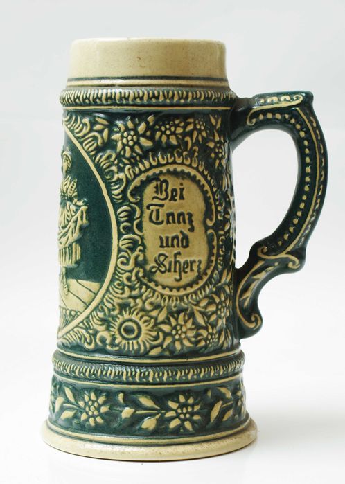 Sprzedam stary ceramiczny kufel do piwa
