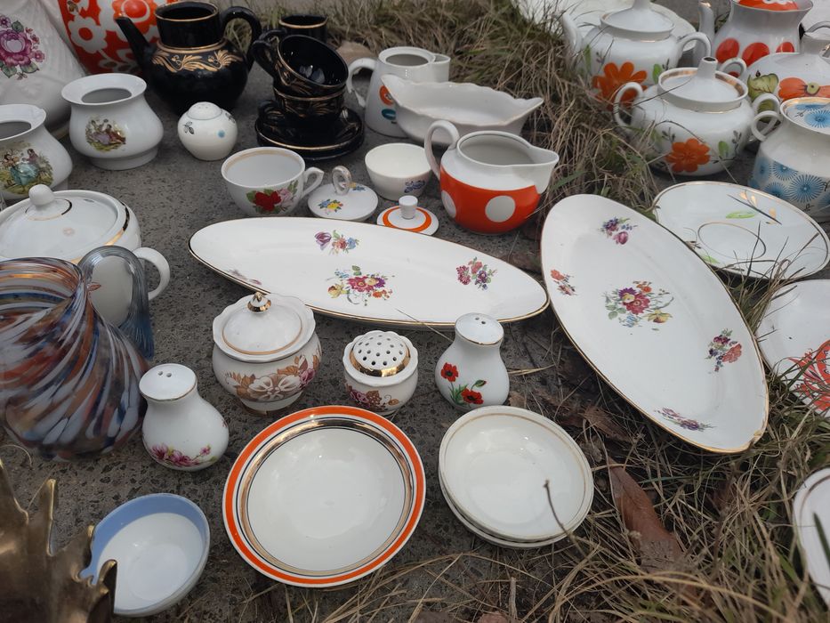 Чайная пара,сервиз антикварный ,посуда,чашки старые