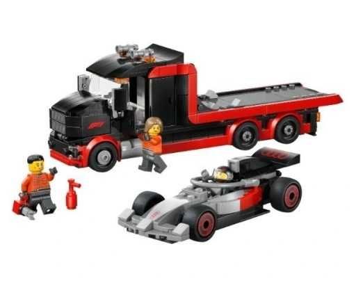 LEGO City 60493 Ciężarówka F1 z bolidem Audi F1